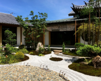 Moderner japanischer Garten